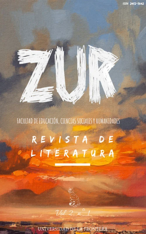 revista de literatura chilena obras literarias portada volumen 2 numero 1